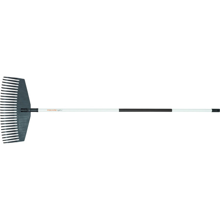Fiskars Light Laubbesen mit Kunststoffzinken in Schwarz/Weiß
