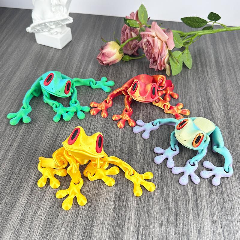 Linyi toy Magnetischer Frosch Kühlschrank Magnet Gold - Bild 3