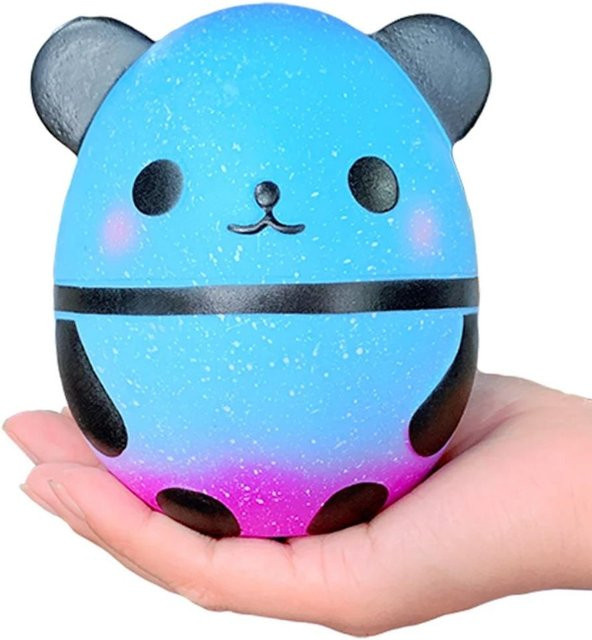 BC Pet Supplies Niedlicher Panda Bär Ei Squishy, blau - Bild 1