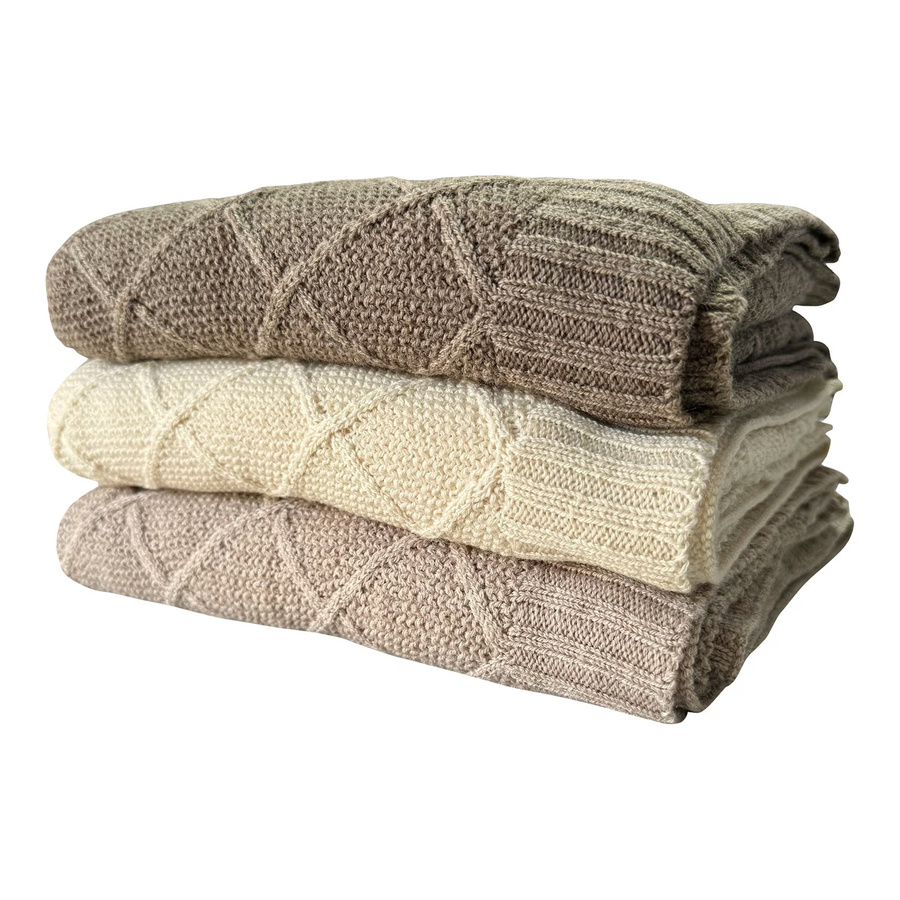 Kaiser Babydecke Wool aus Merino-Wolle in Beige, B/H: 80 x 100 cm - Bild 2