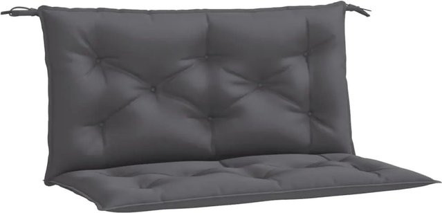 vidaXL Gartenbank-Auflagen 2er-Set Anthrazit aus wasserabweisendem Oxford-Gewebe B/T/H: 100 x 50 x 7 cm - Bild 1
