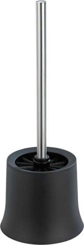 WENKO WC-Garnitur Basic 2er Set aus Kunststoff in Schwarz inklusive WC-Bürste - Bild 4