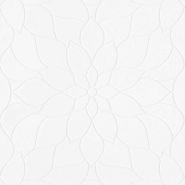 A.S. Création Meistervlies Pro Vliestapete mit floralem Blumentdesign in Weiß, überstreichbar, 10,05 x 0,53 m - Bild 1