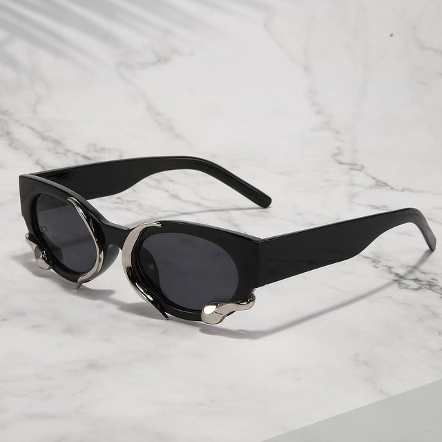 Glazzy Sonnenbrille, Damen, Vollrand, schwarz - Bild 1