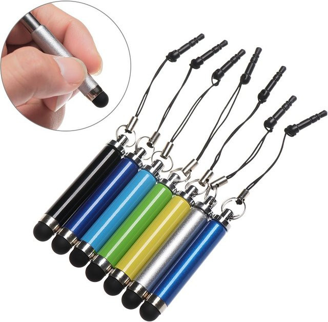 3 Stück Universal Mini Kapazitiver Touch Pen Set in Gold für iPad, iPhone, PC und Smartphone - Bild 1