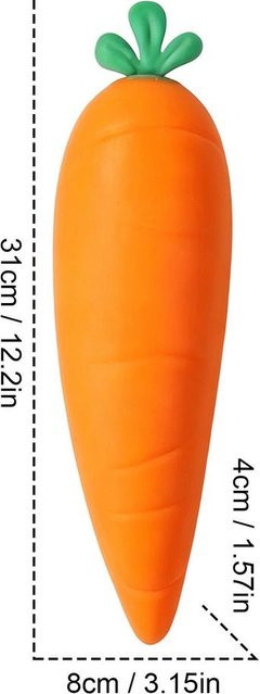 A Family Of Home Textiles Riesige Karotte Squishy Spielzeug, Plüsch, ab 12 Jahren - Bild 1