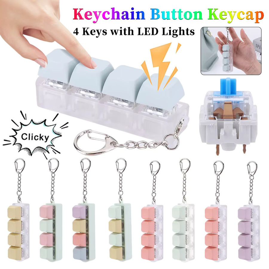 APWIKOGER Tastatur-Clicker-Spielzeug, Tastaturkappe, Zappel-Schlüsselanhänger - Bild 2