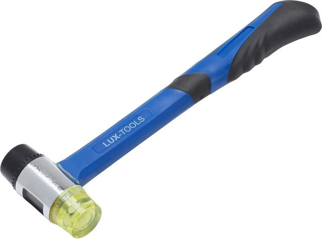 LUX-TOOLS Kombi-Ausbeulhammer Classic in Blau mit Glasfaser- und Kunststoffelementen, Durchmesser: 32 mm - Bild 1
