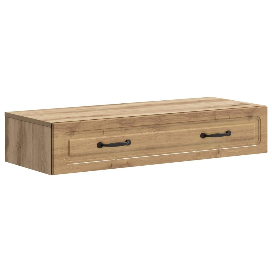 vidaXL Wandmontierter Beistelltisch Artisan-Eiche, Braun, B/T/H: 87,5 x 34,5 x 17 cm - Bild 2