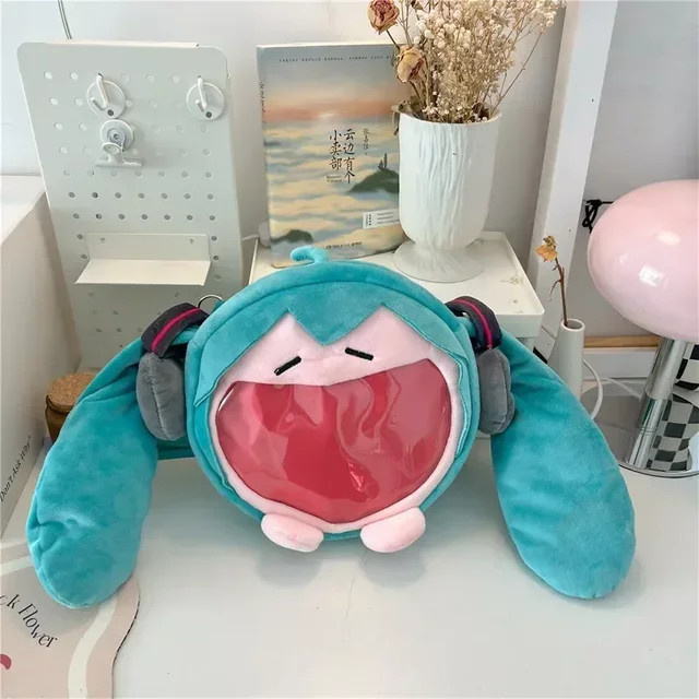 Bandai Hatsune Miku Rucksack, Umhängetasche, Plüsch-Cartoon-Kawaii - Bild 1