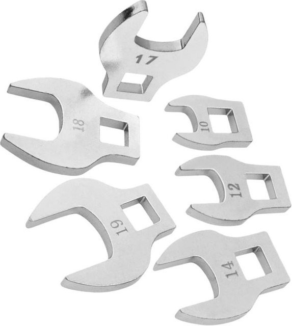 8-teiliges Bull-Head Ratschenschlüssel-Set mit 3/8 Zoll Antrieb, L-förmige Hornschlüssel mit austauschbarem Griff - Bild 1