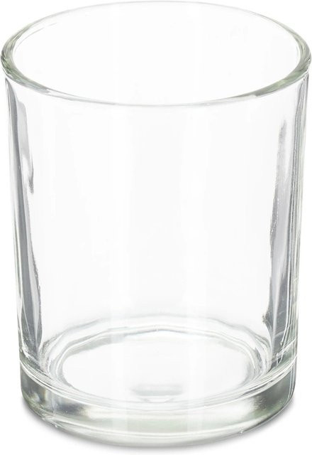 Relaxdays Teelichtgläser aus Glas in Transparent, 12er Set, rund, Höhe: 7,0 cm, Durchmesser: 8,5 cm - Bild 1