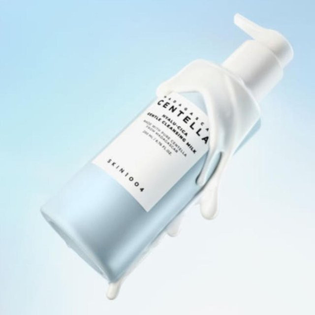 SKIN1004 Madagascar Centella Hyalu-Cica Reinigungsmilch, 200 ml, für trockene und empfindliche Haut - Bild 1