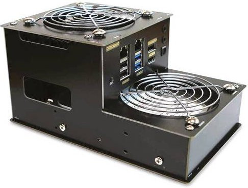 ODROID H3-CASE SBC-Gehäuse für 4 Einheiten in Schwarz - Bild 1