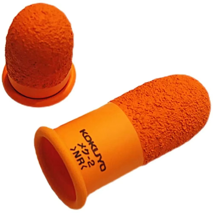 Geekthink Fingerlinge zum Nähen und Zählen, rutschfeste Fingerspitzen-Schutzhandschuhe in Orange - Bild 4