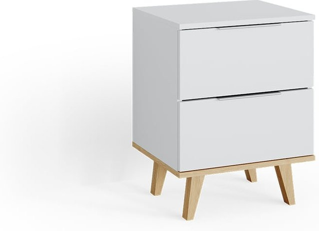 VICCO Nautica Sideboard Kommode im skandinavischen Stil, Weiß und Eiche - Bild 1