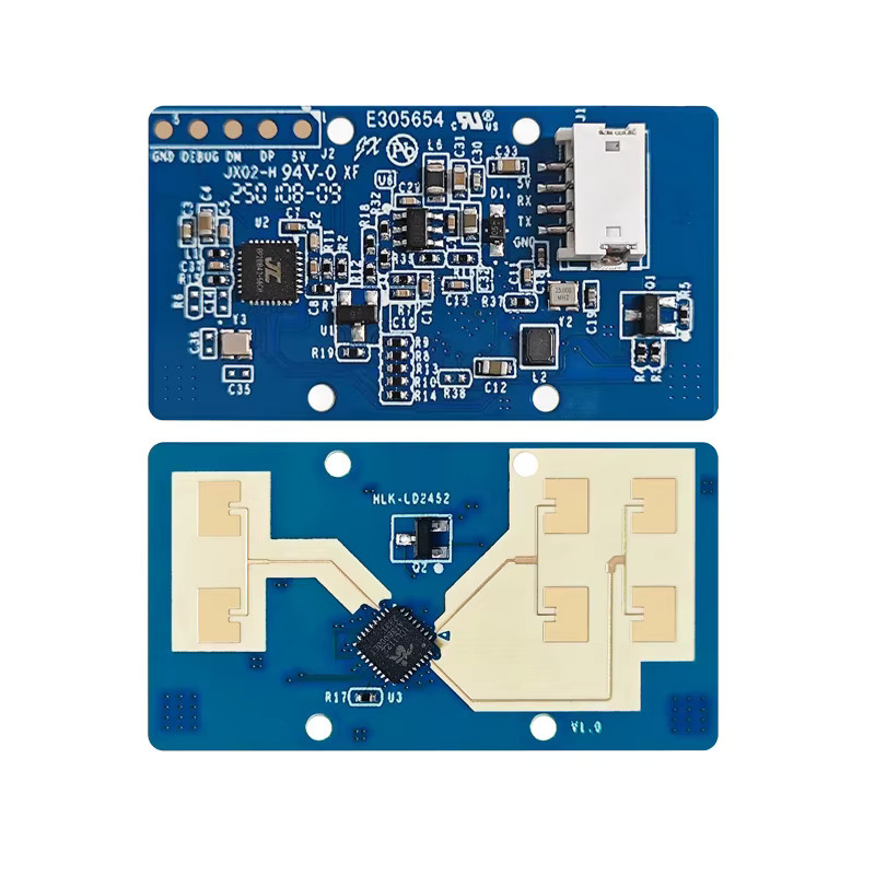 Hi-Link HLK-LD2452 LD2453 LD2450 24GHz 1T2R Radar-Modul zur hochpräzisen Erkennung von menschlicher Anwesenheit in Blau - Bild 3