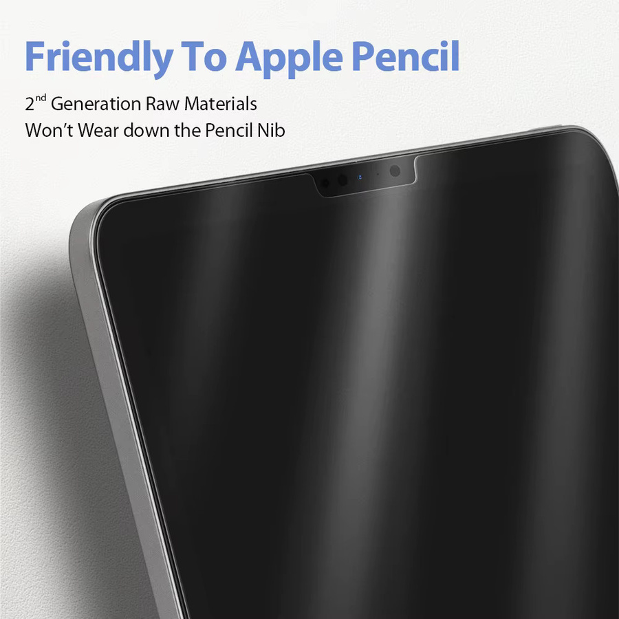 Matte Displayschutzfolie mit Papiergefühl für Apple iPad Pro, iPad Air und iPad Mini, PET-Material, transparent - Bild 3