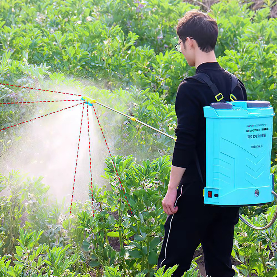 OWJHE Hochdruck-Elektrosprüher in Gelb mit 20l Fassungsvermögen und wiederaufladbarem Lithium-Akku für die Gartenbewässerung und Landwirtschaft - Bild 5