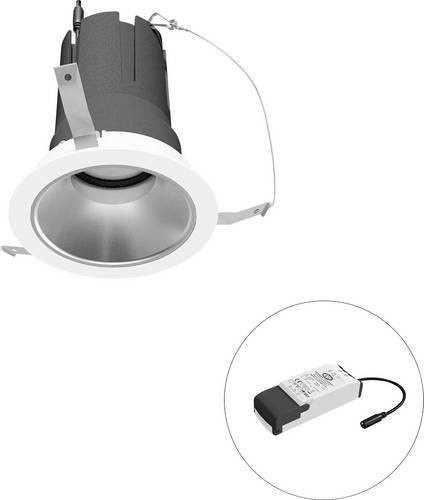 EVN LED-Deckenstrahler F01R14SM1830L15P in Weiß, verstellbar und rund aus Metall - Bild 1