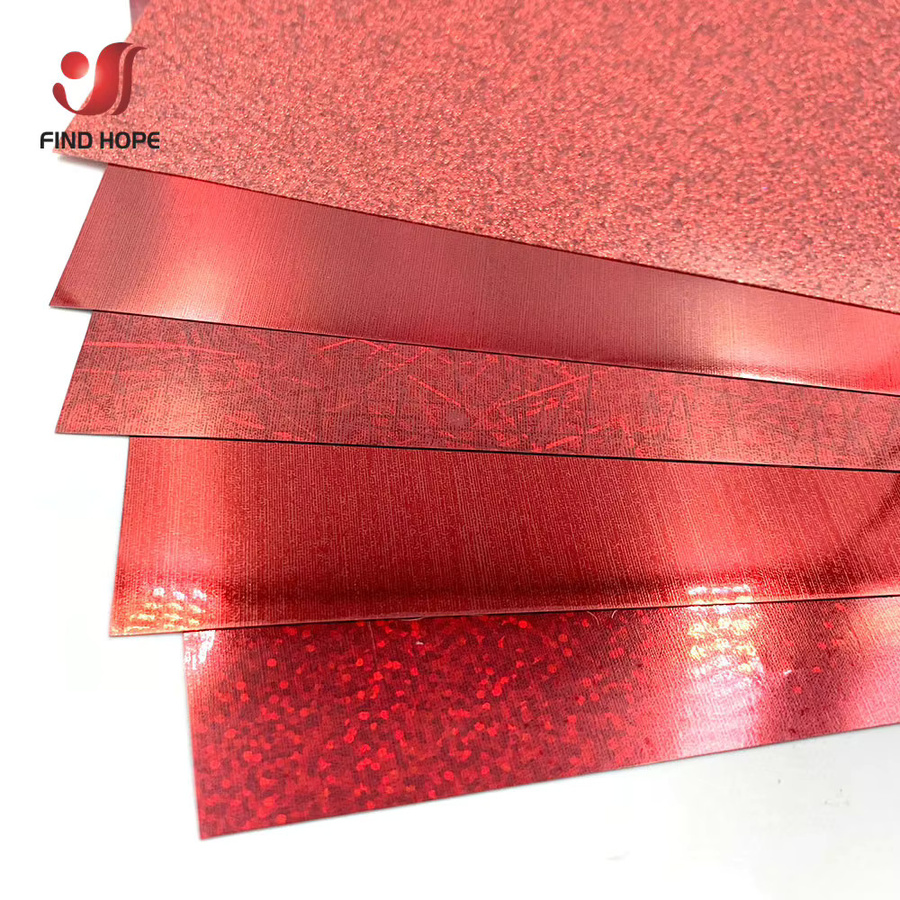 5er Set HTV Vinyl Transferfolie in Rot für Textildruck und DIY-Projekte, B/H: 25 x 20 cm - Bild 2