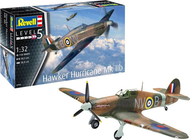 Revell Hawker Hurricane Mk IIb, Modellbau, 1:32, ab 13 Jahren - Bild 1