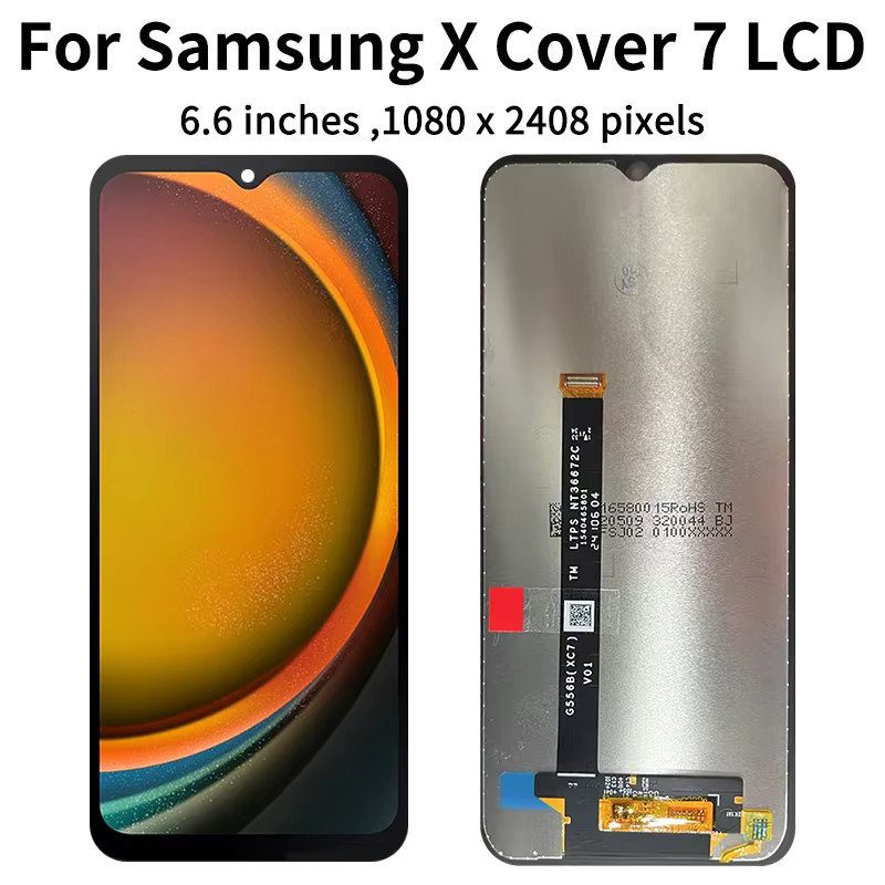Samsung XCover7 LCD Display mit Touchscreen Digitizer und Abdeckung in Schwarz, 6.6 Zoll - Bild 3