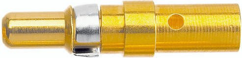 HARTING Crimpkontakt aus Kupferlegierung und Messing mit Goldbeschichtung 09 69 282 7823 - Bild 1