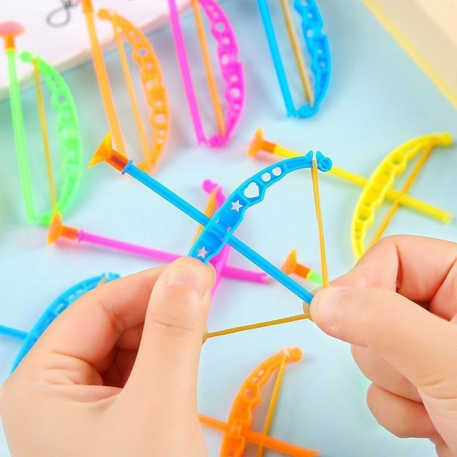 RubyHiso Bogen und Pfeil Spielzeug, 12-teiliges Set, Blau, Bunt, ab 3 Jahre - Bild 1