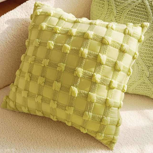 JMG Clothing Quadratischer Kissenbezug aus Polyester in Gelb, B/B: 45 x 45 cm - Bild 1