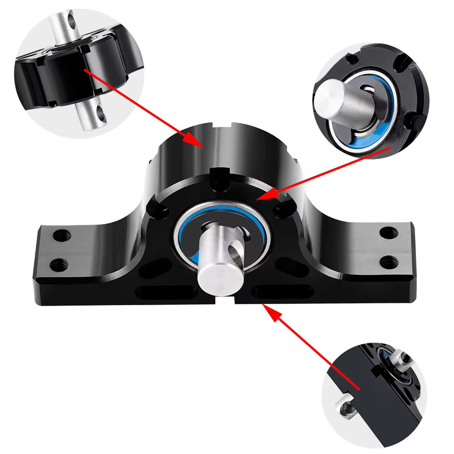 Trinood Antriebswellen Achse Splitter Brücke, Zubehör, Metall, Schwarz - Bild 4