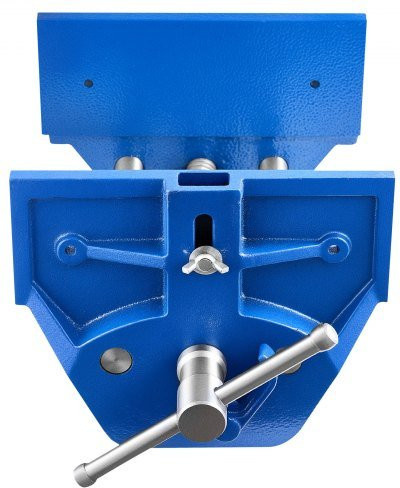 VEVOR Schnellspanner Schraubstock aus Gusseisen in Blau mit verstellbarem Frontanschlag für die Holzbearbeitung - Bild 1