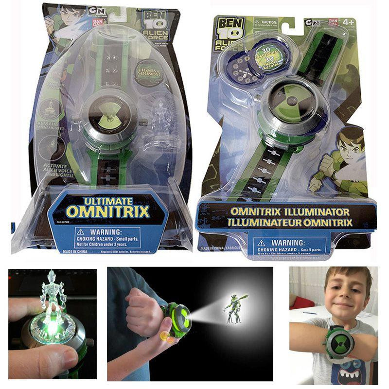 Ben10 Omnitrix Projektionsuhr mit verstellbarem Armband und Drehfunktion - Bild 4