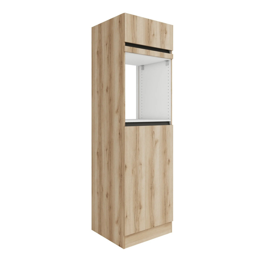 Optifit Küchen-Hochschrank Kaya290 für Backofen und Kühlschrank, Breite: 60 cm, Farbe: Wildeiche Natur - Bild 2