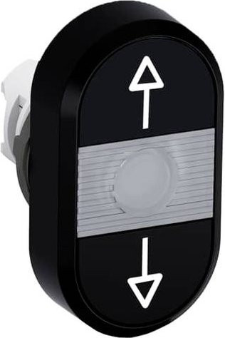 ABB MP9-1073 Doppeldrucktaster in Schwarz aus Kunststoff - Bild 1