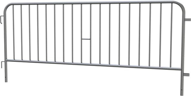 Schake Gitterelement Typ Basic aus feuerverzinktem Stahl, Farbe: Silber, Höhe: 250 cm, Breite: 108 cm - Bild 1