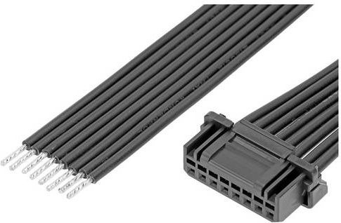 Molex 219653-1081 Bulk Stecker in Schwarz - Bild 1