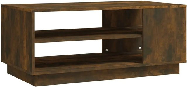 vidaXL Couchtisch in Räuchereiche mit modernem Design, B/T/H: 102 x 55 x 43 cm - Bild 1