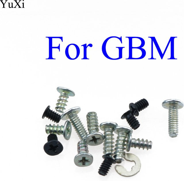 YuXi Ersatzschraubensatz in Silber für die Micro GBM Spielkonsole Reparaturzubehör - Bild 1