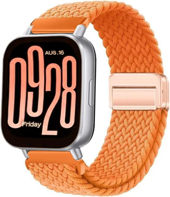 MY-CASE Uhrenarmband Nylon, orange, Unisex - Bild 1