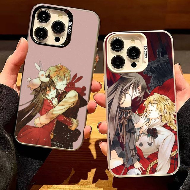 Anime Pandora Hearts Handyhülle mit Plating-Effekt für Apple iPhone 11 12 13 14 15 16 Pro Max Plus in Multicolour - Bild 1