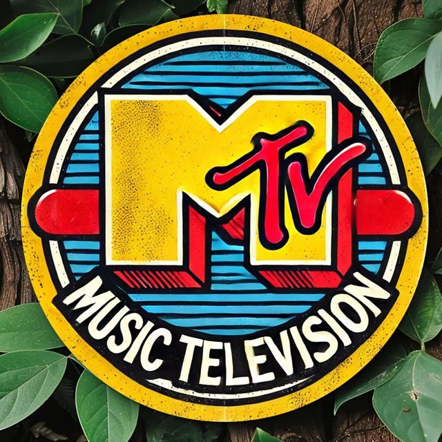 Potdemiel MTV Wandkunstschild aus Aluminium im Vintage-Design, Multicolor, B/H: 20,32 x 20,32 cm - Bild 1