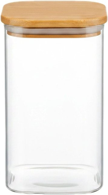 Relaxdays Vorratsgläser 3er Set aus Borosilikatglas, transparent, luftdicht, B/T/H: 10 x 10 x 17,5 cm - Bild 1