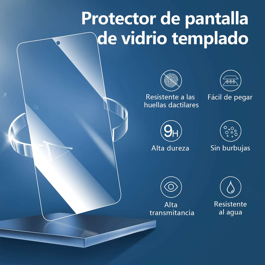 Xiaomi Displayschutzfolie aus gehärtetem Glas für Redmi 15 (4G/5G), transparent, HD 9H, kratzfest - Bild 3