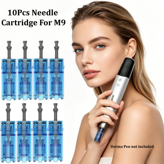 Buiti Nadelkartuschen 10 Stück, Round Nano Pin, für Dr. Pen M9 - Bild 1