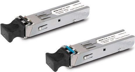 Planet MGB-Series MGB-TLB10 SFP Mini-GBIC Transceiver-Modul Gigabit Ethernet 1000Base-BX LC-Monomode bis zu 10 km 1550 TX / 1310 RX nm in Silber - Bild 1