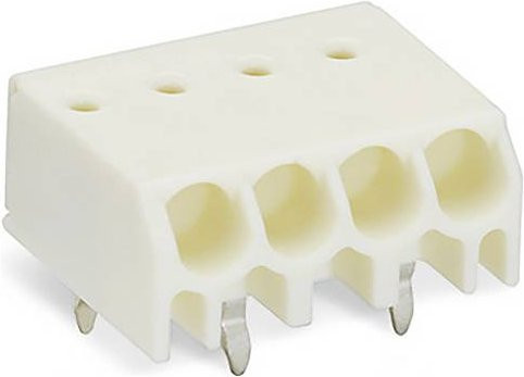 WAGO Leiterplattenklemme 744-306/364-000 in Weiß, 500 Stück - Bild 1