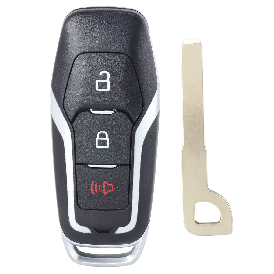 Keyecu Smart Remote Key Fob in Schwarz für Ford Fusion, Edge, Explorer, Mustang und F-150, Modell M3N-A2C31243800 - Bild 2