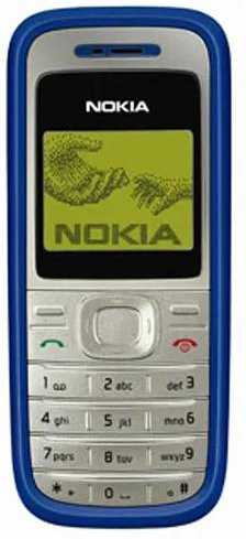 Generalüberholtes Nokia 1200 Mobiltelefon in Blau mit 1 SIM-Karte - Bild 1