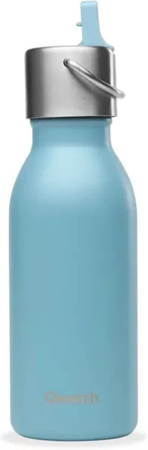Isolierflasche für Kinder aus Edelstahl von Qwetch in Blau matt, 0,26 l - Bild 1